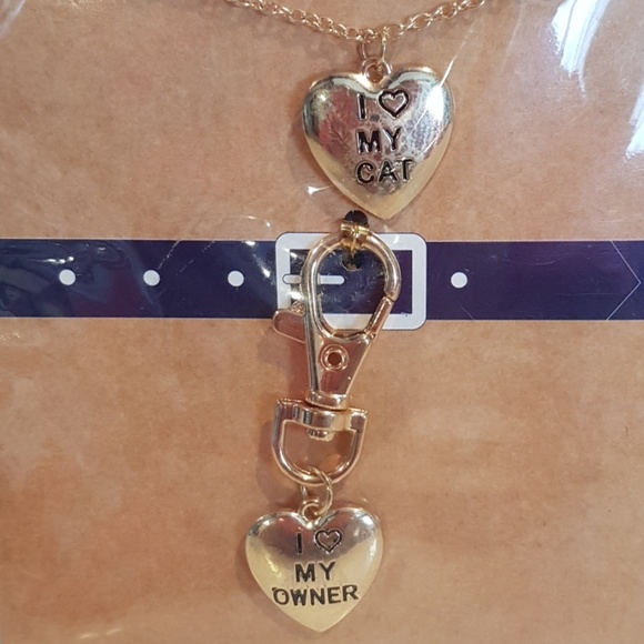 Matching Cat and Owner Necklace Charm Set - Picture 2 of 4